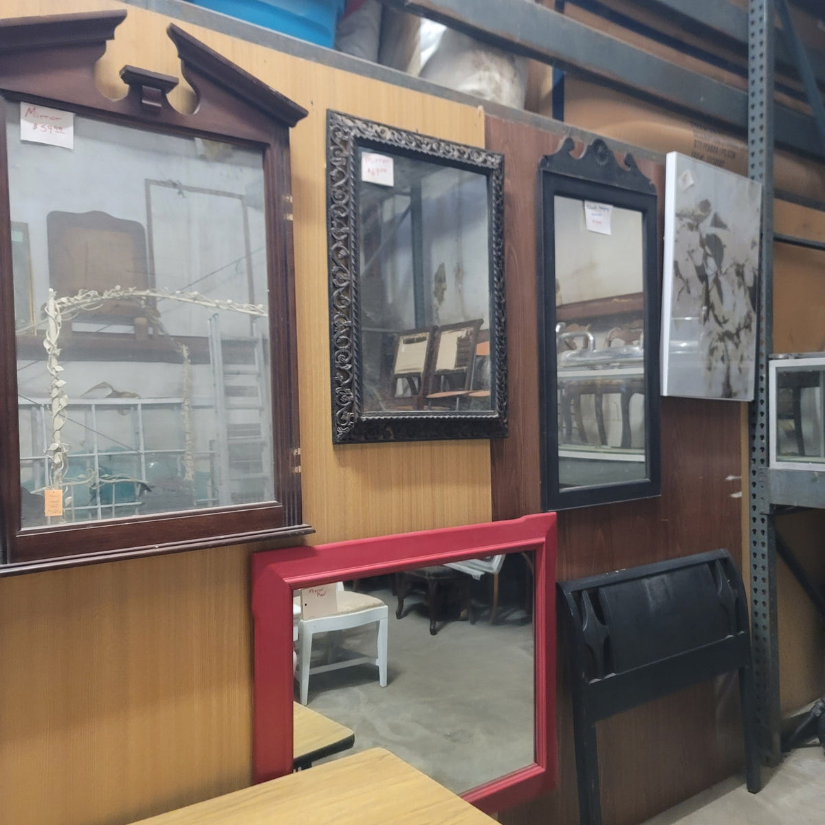 Secondhand Sandies: mirrors all shapes and sizes