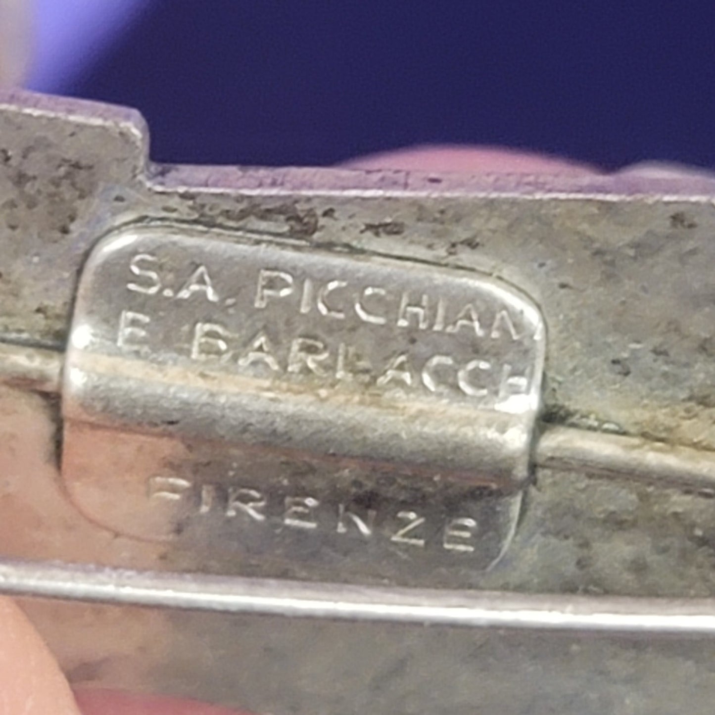 SS Augustus Cruise Ship pin S.A. Picchian e Barlacchi O.N.D. Genova 1936 Fascist