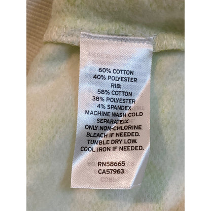 Abound Crewneck Pullover Sweatshirt Sz XS/Extra Small in Green Spacey Swirl NWT
