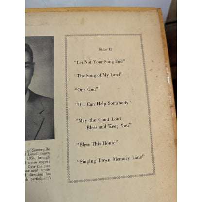 Singing Down Memory Lane Album black river High School Glee Club 1959 Record