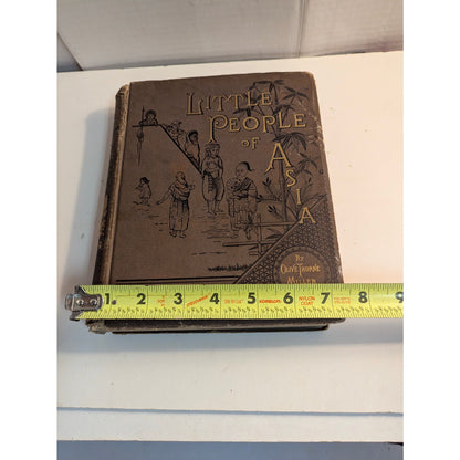Antique 1885 Little People of Asia Hardcover Book Olive Thorne Miller Dutton