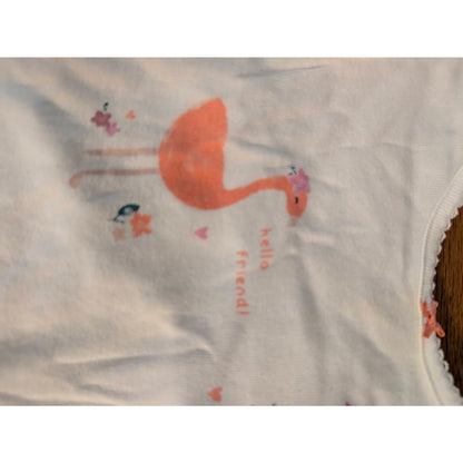 Carter's Baby Girls Flamingo Print Bodysuit 9M New One Piece