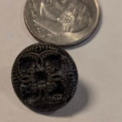 Antique Vintage Button Lot 10 Metal, Shank, Fashion Estate Collector LOT E
