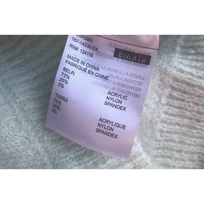 Elodie NWT Sage Lightweight Crew Neck Sweater MEDIUM long sleeve green