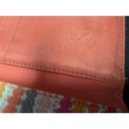 Vera Bradley Slim Travel Organizer Beautiful Sold Out Pattern Confetti Stripe