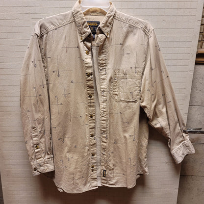 Woolrich John Birch long sleeve Honolulu shirt Vintage Hawaiian Blouse top 12