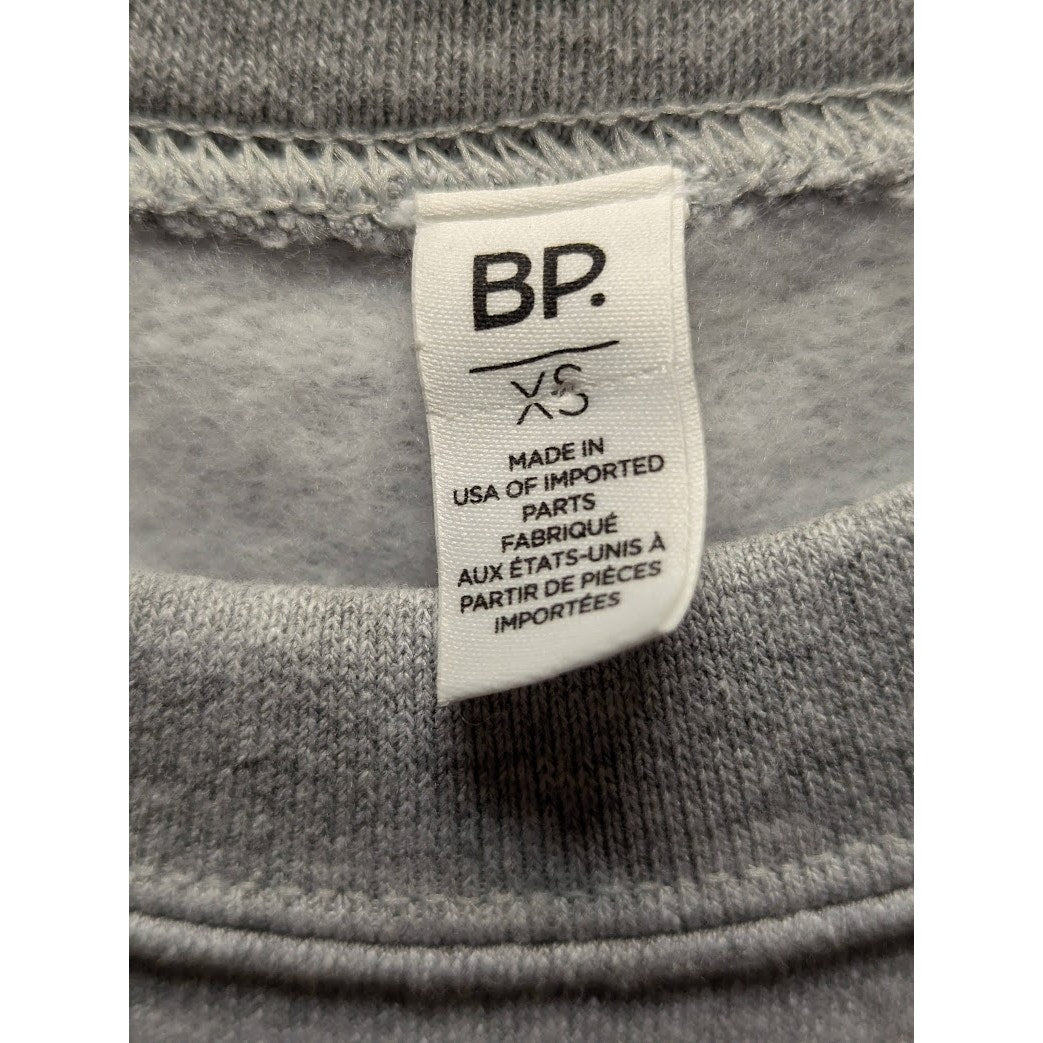 BP. size xs long sleeve sweatshirt Eye Voted crew neck NEW Gray