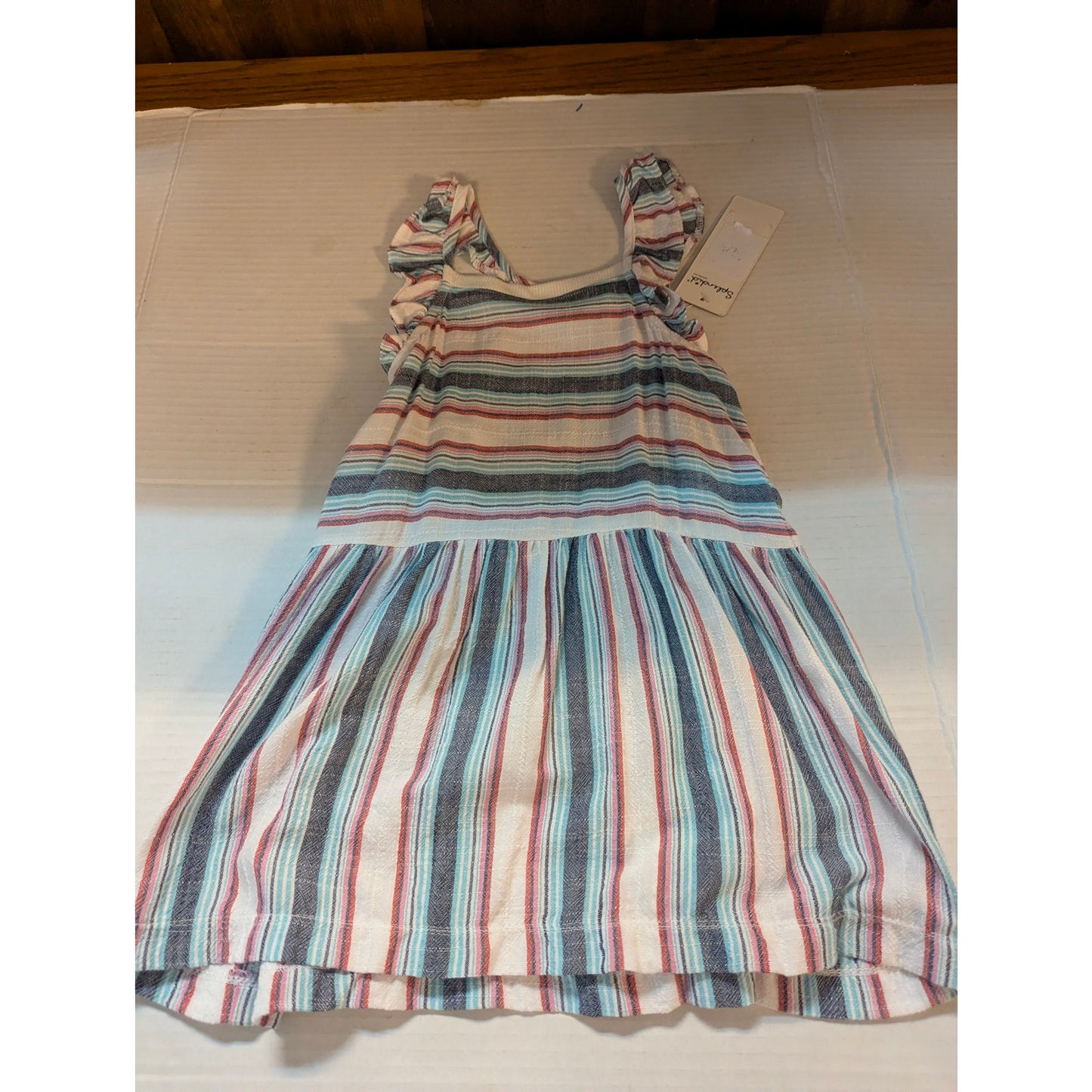 Splendid Girls Multicolor Striped Sleeveless Dress Size 4T NWT