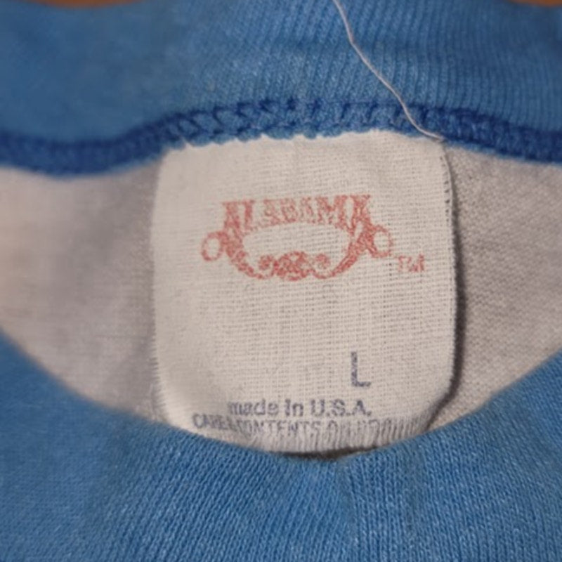 Vtg. 1985 Alabama June Jam IV Band Shirt Rare Concert Raglan Tee Rock Aesthetic