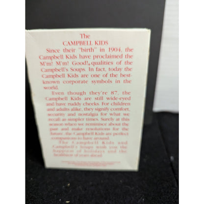 Vintage 1991 Campbell's Kids Collector's Edition Christmas Ornament