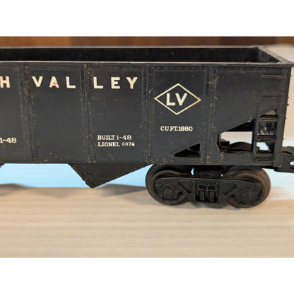 Lionel Vintage O Gauge Black Lehigh Valley Hopper Car 25000
