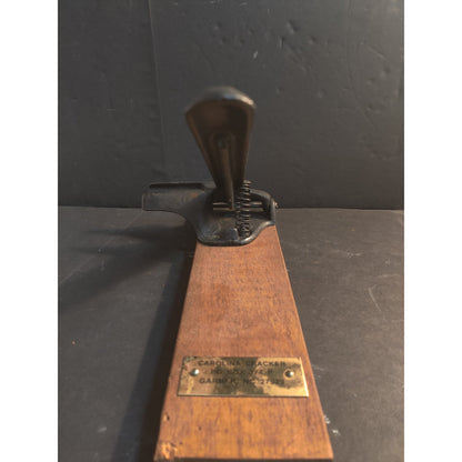 Vintage Carolina Cracker Heavy Duty Cast Iron Wood Nutcracker Farmhouse Rustic