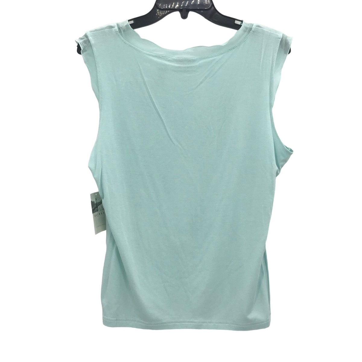 Axcess Liz Claiborne Company Sleeveless V-Neck Tank Top Aqua Large