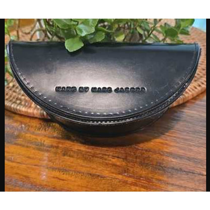 Marc By Marc Jacobs Black Half Moon Eye Glass Sun Glass Case