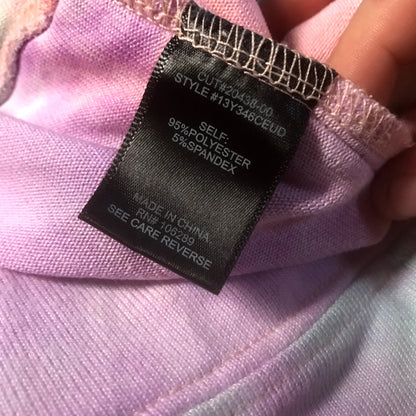 ROW A NWT Tie Dye Shorts In Pink Purple Tie Dye Size SMALL casual soft light NEW