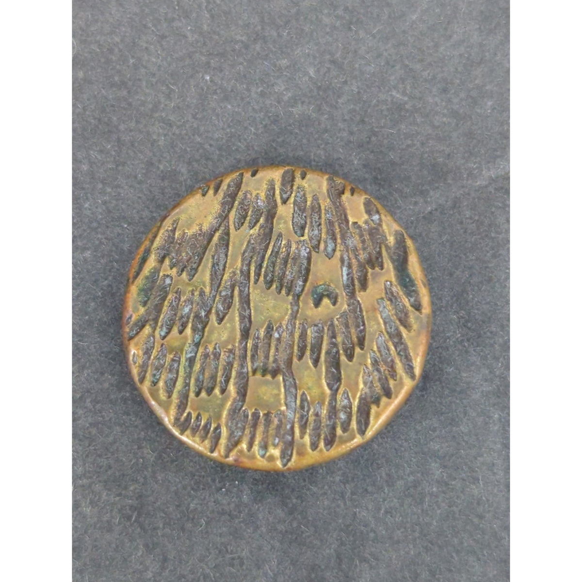LOT AA of 10 Antique Vintage Victorian Brass Mixed Materials Buttons ESTATE FIND