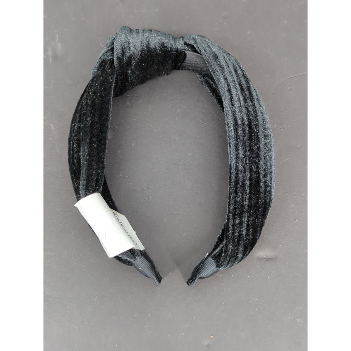 Black Velour Velvet Top Knot Headband Wide Band Hair Accessory Nordstroms