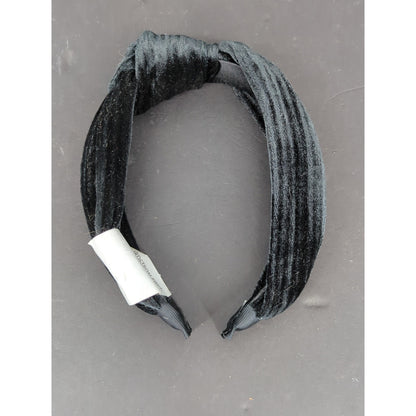 Black Velour Velvet Top Knot Headband Wide Band Hair Accessory Nordstroms