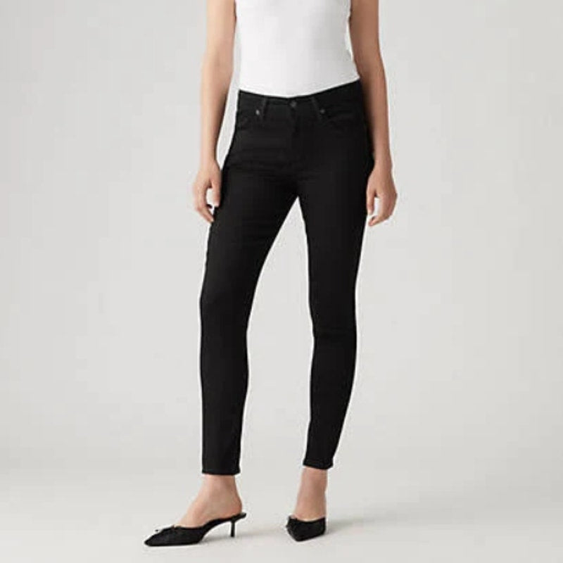 Levi's Women's 721 High Rise Skinny Jeans Size 24 Black