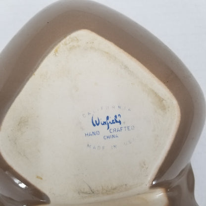 Winfield Desert Dawn Brown /Cream Handcrafted china Dinnerware MCM 3 Berry Bowls