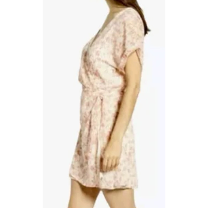 NWT All In Favor Simone Wrap Short Dress in Multi Animal Print Sz XL/Extra Large