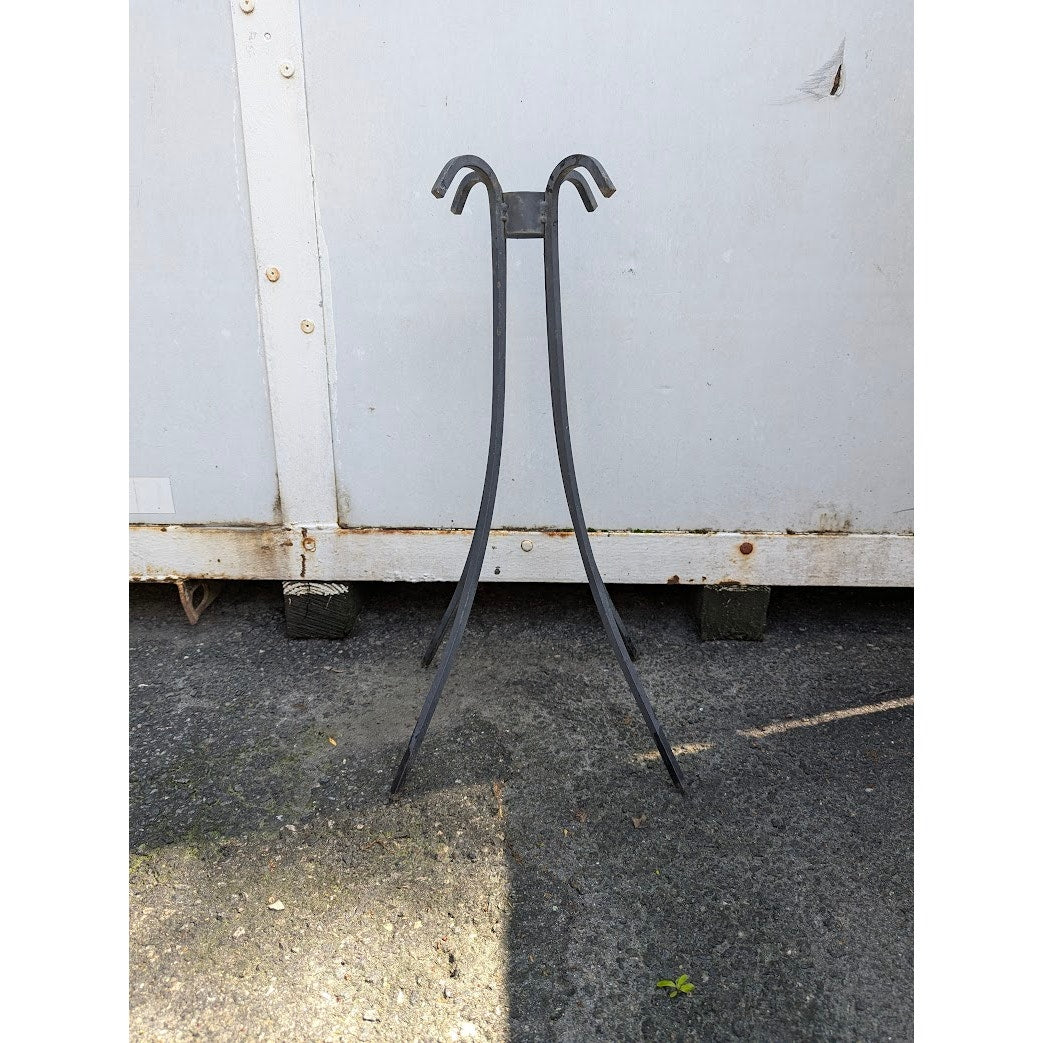 24" Wrought Iron Gazing Ball Stand Globe Holder Gothic Garden Decor