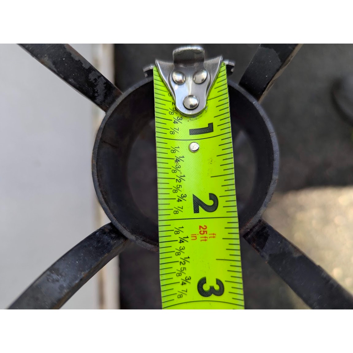 24" Wrought Iron Gazing Ball Stand Globe Holder Gothic Garden Decor