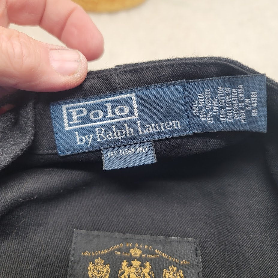 Polo Ralph Lauren Gray Wool Small Medium Paperboy Newsboy Gatsby Cab Scally Cap