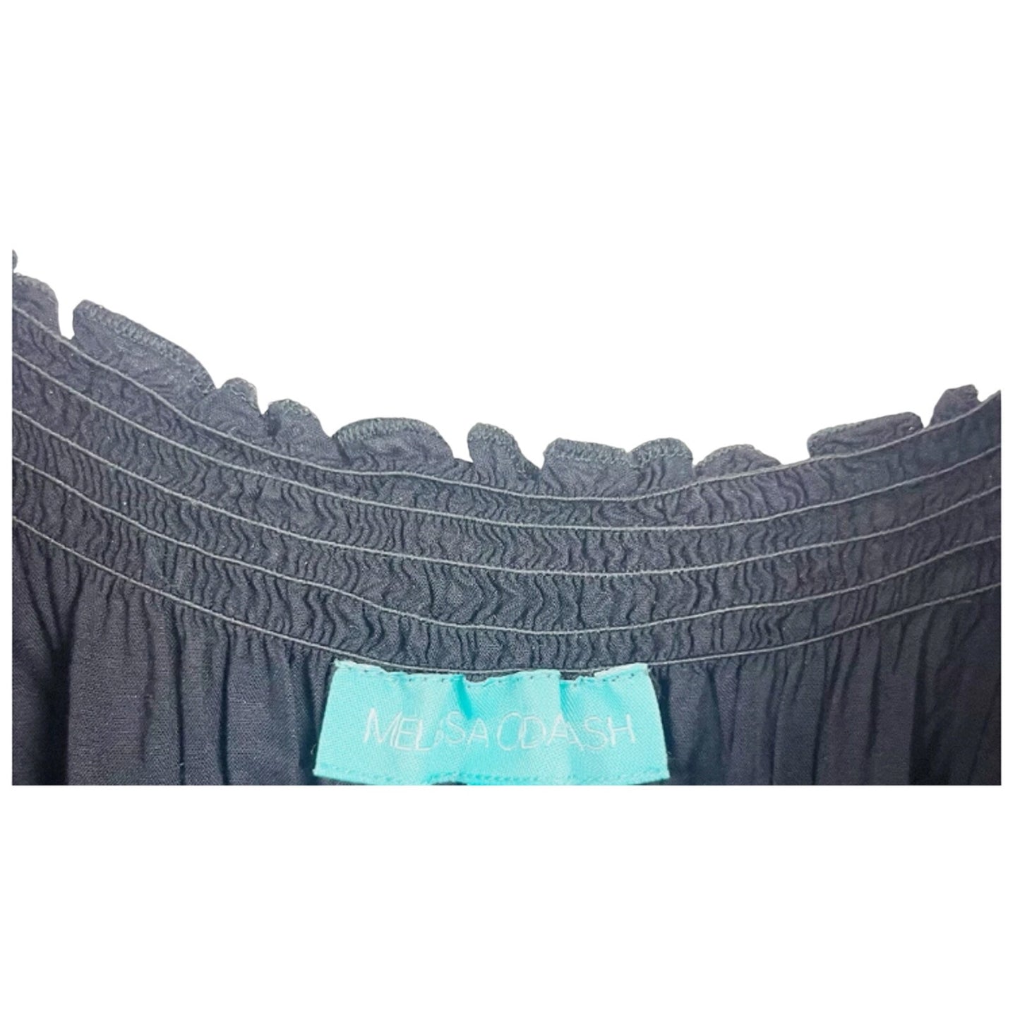 Melissa Odabash Black Ivy Cover Up Dress Size Small Beach Club Travel NEW $216