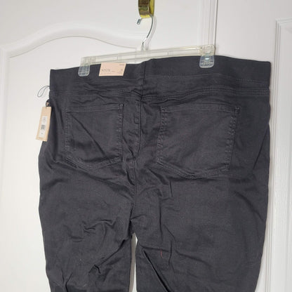 NYDJ Pull on Skinny Ankle Pintucks Size 22W women's PLUS Jeans Tambor