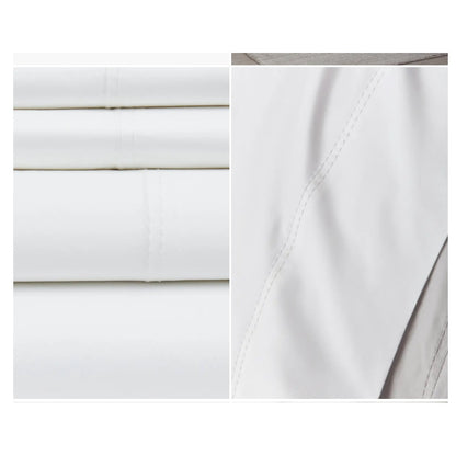 400 Thread Count Organic Cotton Sateen Sheet Set Nordstrom NEW White Queen