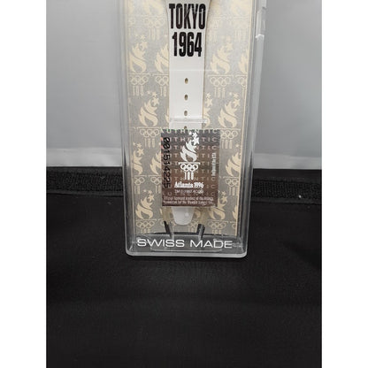 Rare Vintage Tokyo 1964 Olympic Commemorative Watch - Swatch Wristban SEALED