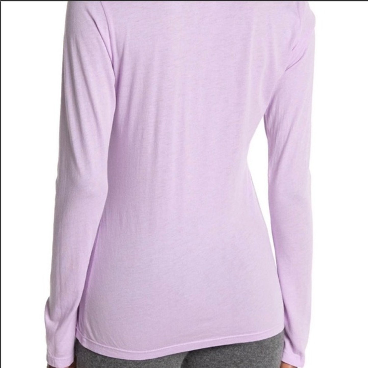 Sundry Women's T-Shirt Top Size 3 / Large Lilac Star Print NEW Scoop Neck NEW