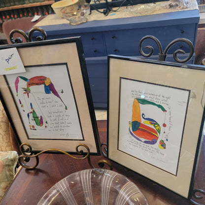 SECONDHAND SANDIES:  artwork: Come by and take a look, as it is always changing