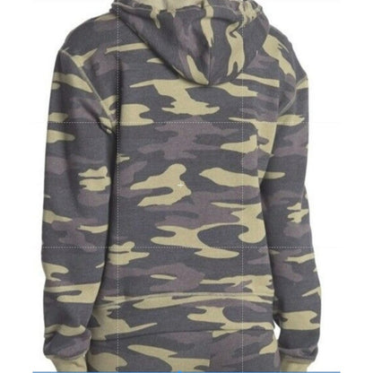 SOCIALITE Fleece Lined Pullover Hoodie Sweatshirt Sz XL/Extra Large in Camo NWT