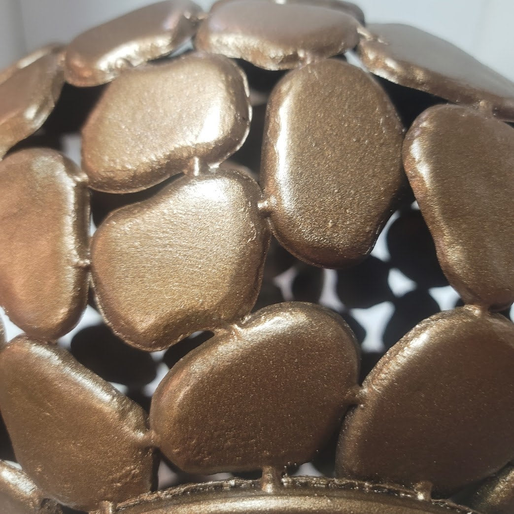 1970s Brutalist Contemporary Modern Large Scale Metal Sculptural Vase