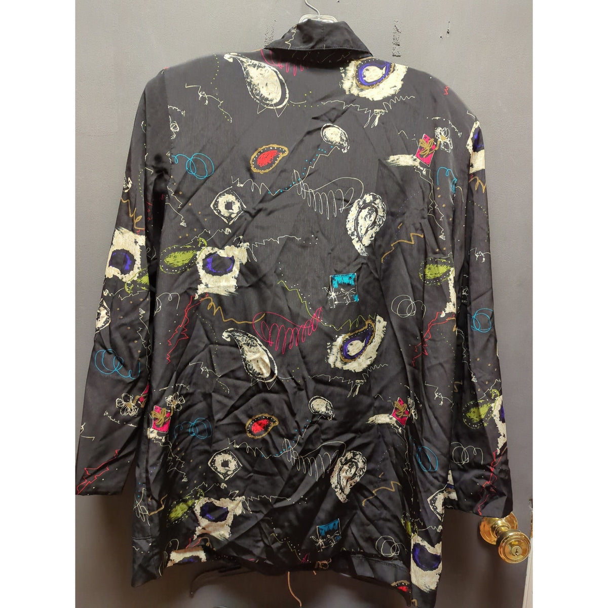 Kensington Square Vintage Large Blazer Lined 1980s GLAM Rock
