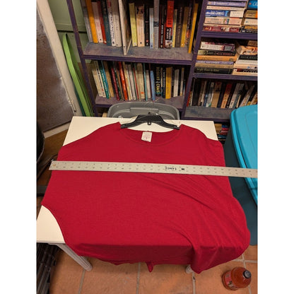 Freeloader Sweatshirt NEW crew neck Small Rasberrry Red terry blouse top shirt