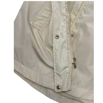Via Spiga packable Mock Neck Plain Long Sleeve Raincoat X-LARGE travel Yellow XL