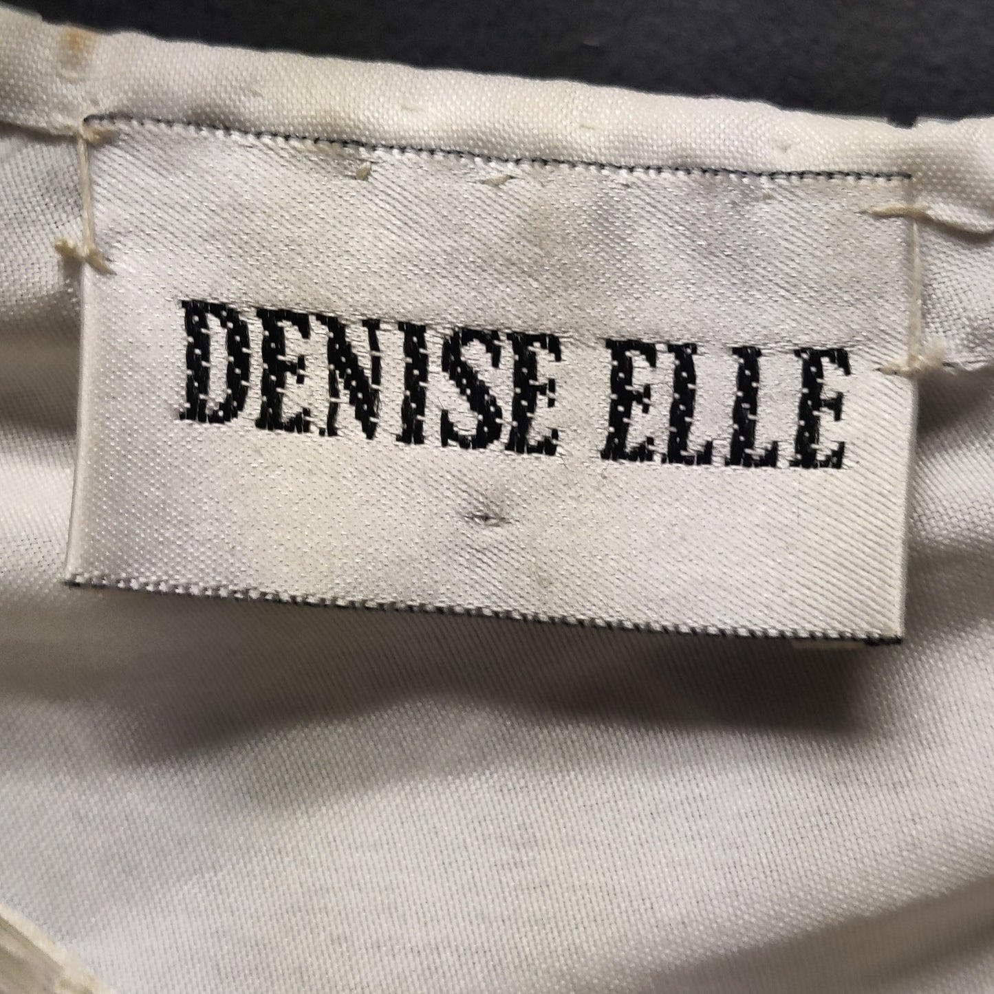 Denise Elle Vintage Heavy Beaded 100% Silk Cocktail Dress XXL