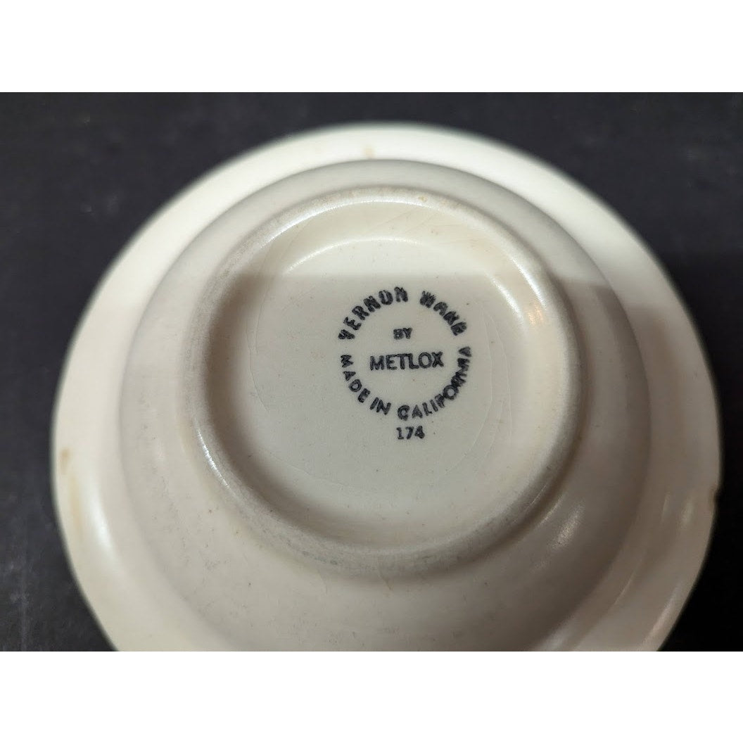 RETIRED Vineyard by Metlox Poppytrail Vernon Rim Cereal Bowl