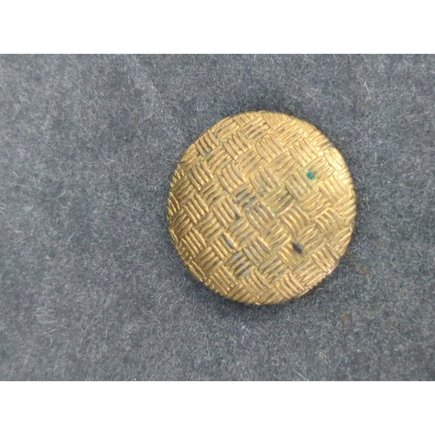 LOT FF of 10 Antique Vintage Victorian Brass Mixed Materials Buttons ESTATE FIND