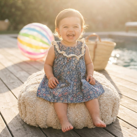 Cynthia Rowley Baby Girls Floral Print Sleeveless Dress Size 9-12 Months NWT
