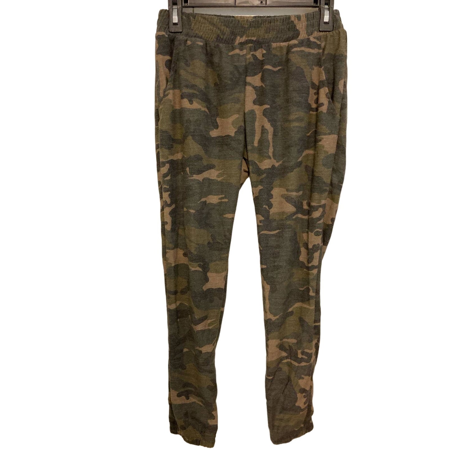 Socialite Women's Jogger Lounge Pants MEDIUM elastic waist Sage Camo NWT Pull-On