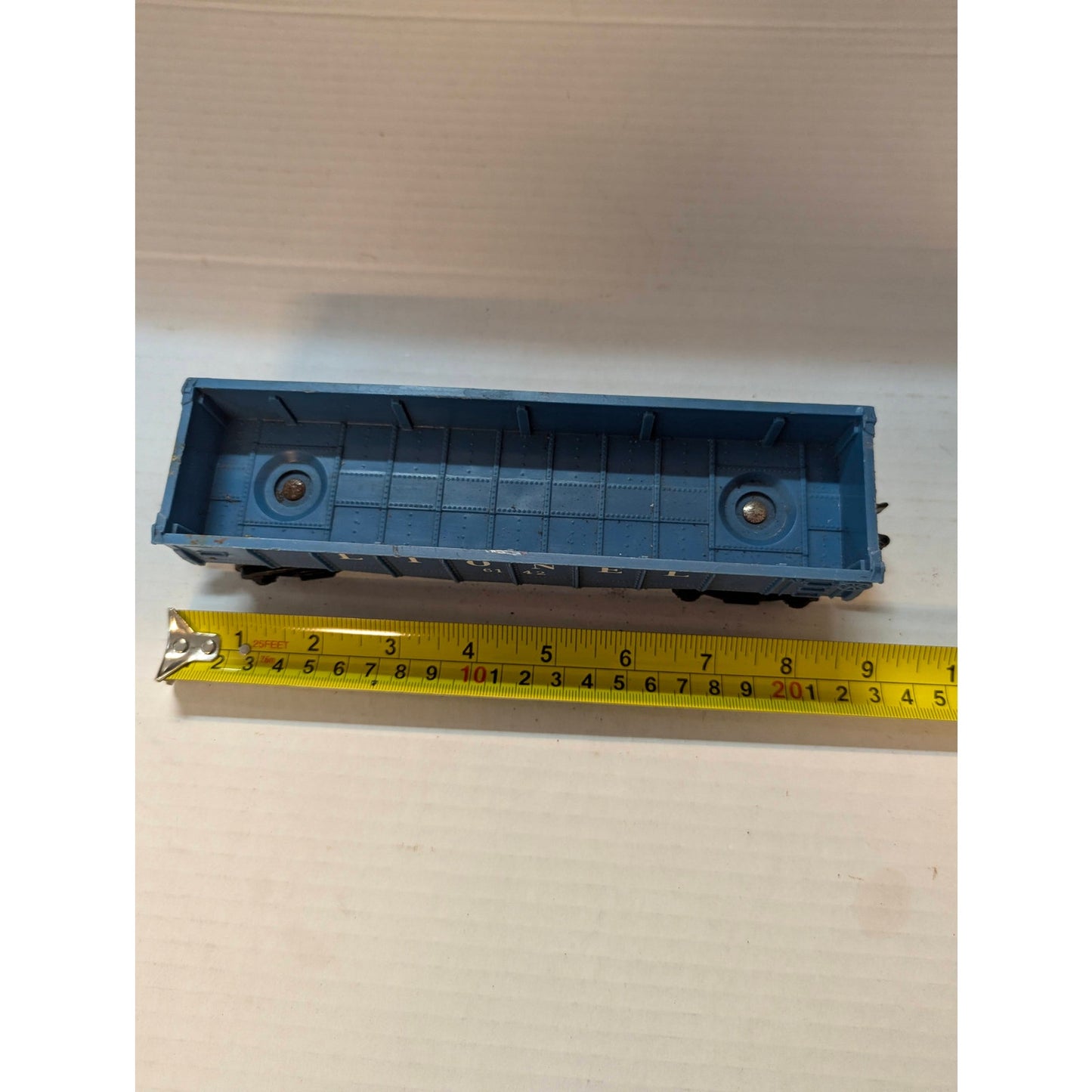 Lionel Vintage O Gauge Blue Valley Line Boxcar Train Car