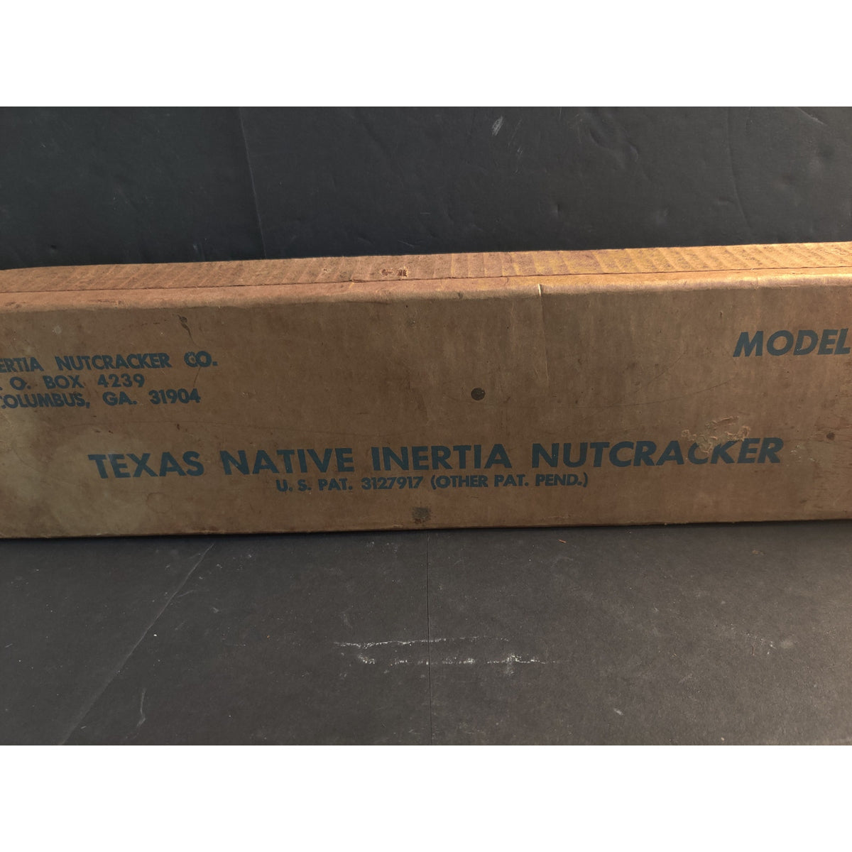 Vintage Wooden Nutcracker Tool Heavy Duty Tabletop Mechanism Original Box