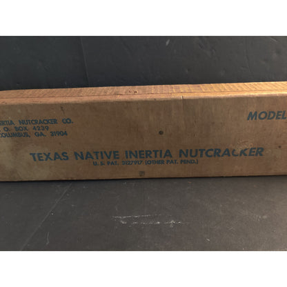 Vintage Wooden Nutcracker Tool Heavy Duty Tabletop Mechanism Original Box