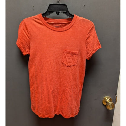 Madewell Size XXS Tshirt short sleeve front pocket casual NEW 100% cotton
