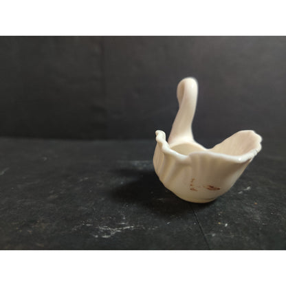 Vintage Lenox Porcelain Swan Figurine Trinket Dish Small Fine China Collectible