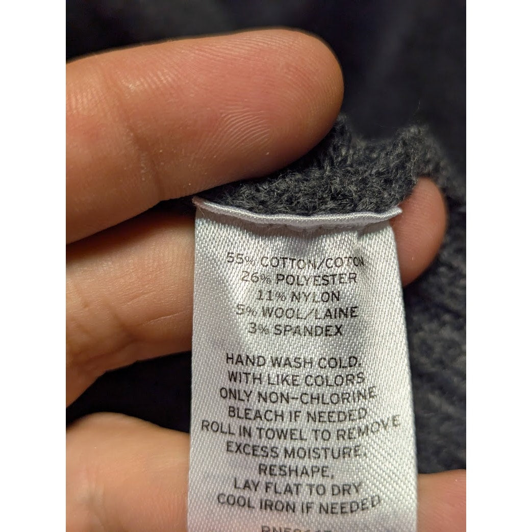 Treasure & Bond open front cardigan pockets cozy charcoal gray NEW size Medium